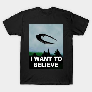 I want to believe, in Cylons. T-Shirt